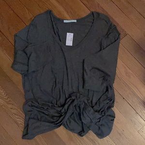 Maurice s Women’s  Grey 3/4 sleeve shirt XXL